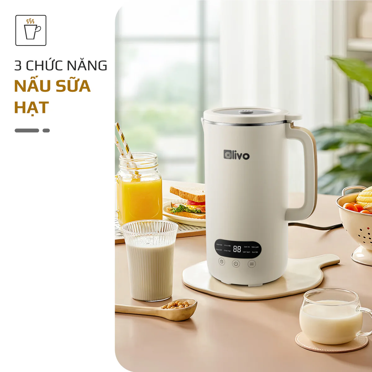 Máy Xay Nấu Đa Năng OLIVO CB1000