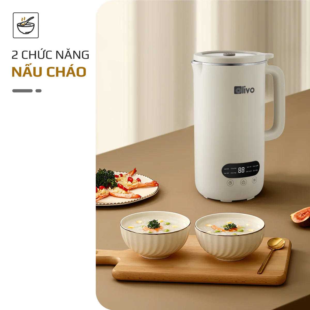 Máy Xay Nấu Đa Năng OLIVO CB1000