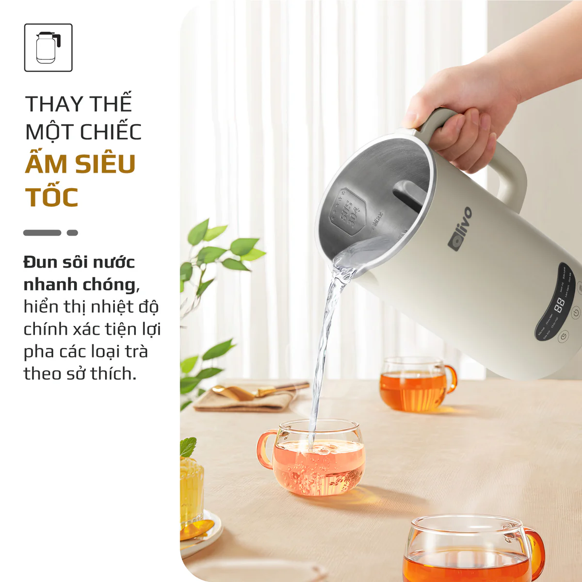 Máy Xay Nấu Đa Năng OLIVO CB1000