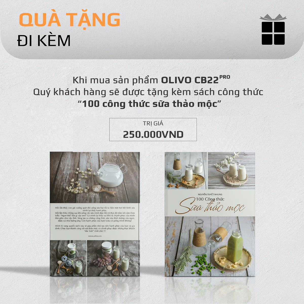 Máy Xay Nấu Cao Cấp OLIVO CB22 PRO