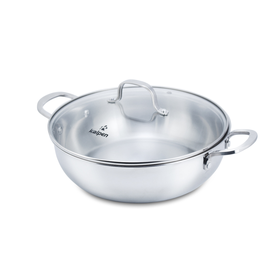 Chảo Lẩu Inox 3 Lớp Đúc Liền Khối Kalpen KP-8528