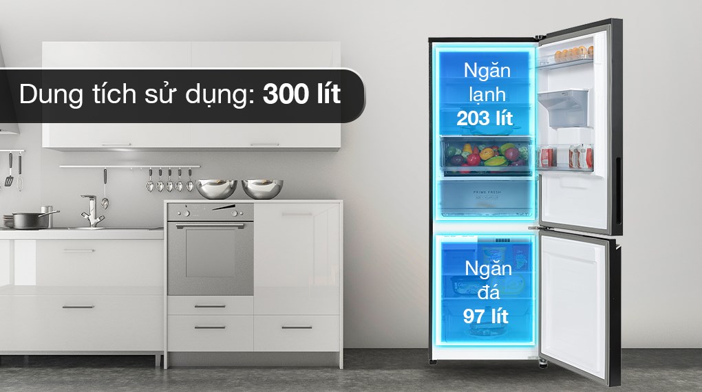 Tủ Lạnh Panasonic Inverter 300 Lít NR‑BV331WGKV