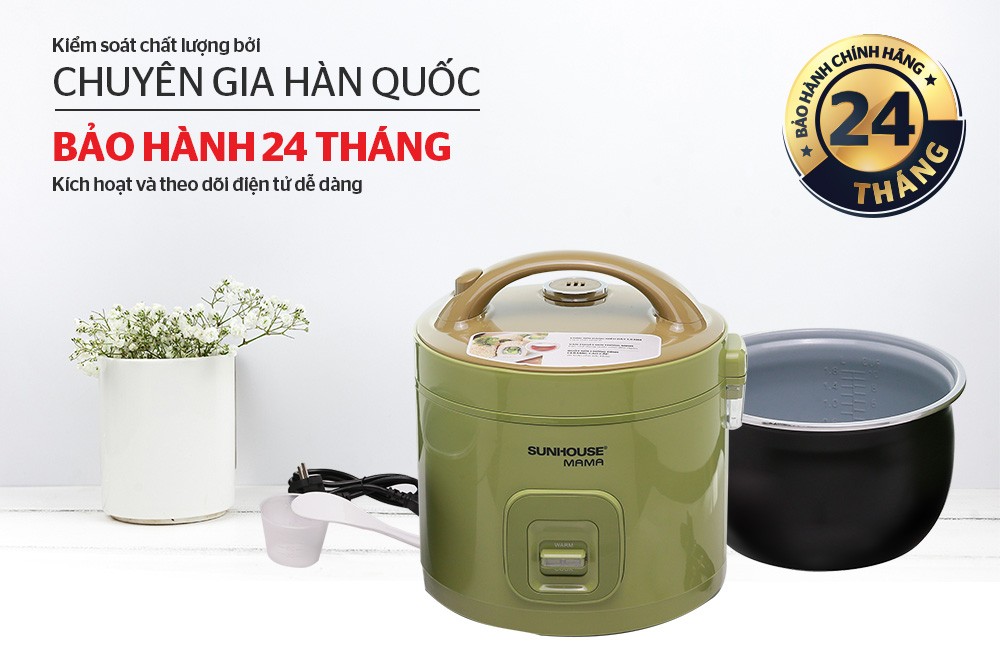 NỒI CƠM ĐIỆN 1.8L SUNHOUSE MAMA SHD8665G