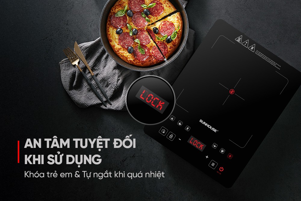 BẾP HỒNG NGOẠI CẢM ỨNG SUNHOUSE SHD6006A
