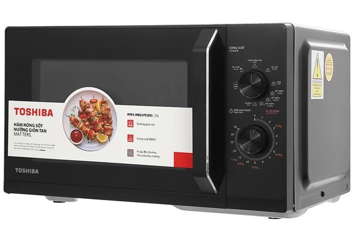 Lò vi sóng có nướng Toshiba MW3-MG25PE(BK) – Dung tích 25 lít