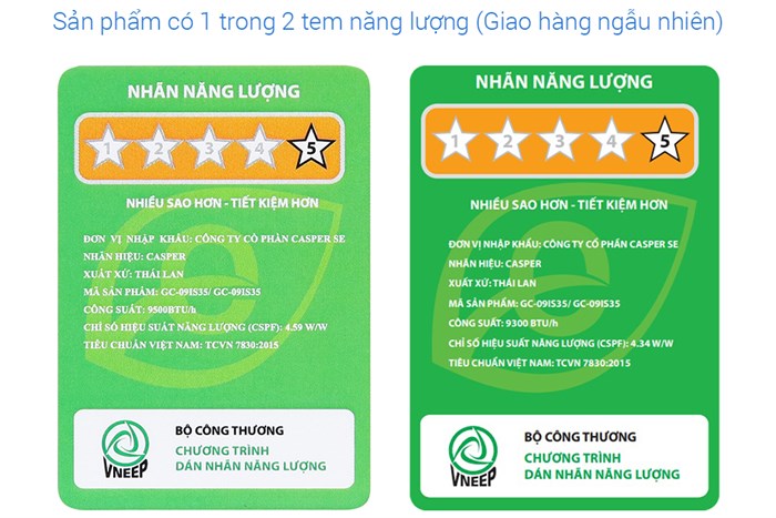 Máy lạnh Casper Inverter 1 HP GC-09IS35