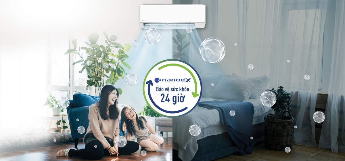 Máy lạnh Panasonic Inverter 1HP CU/CS-RU12AKH-8