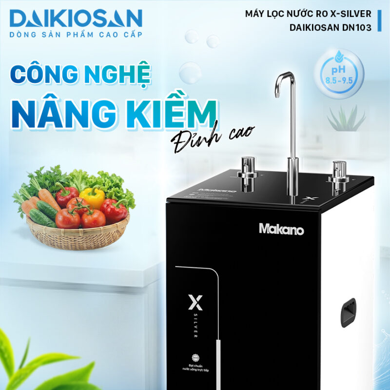 Máy Lọc Nước RO X‑SILVER Daikiosan DN103