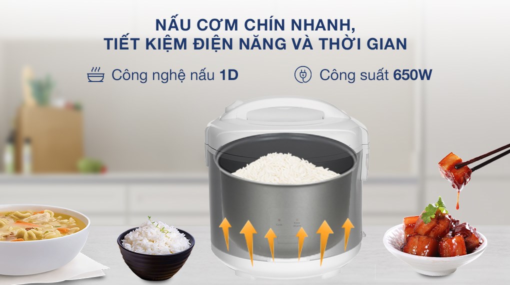 Nồi cơm điện Panasonic 1.8 lít SR-MVN18LRAX