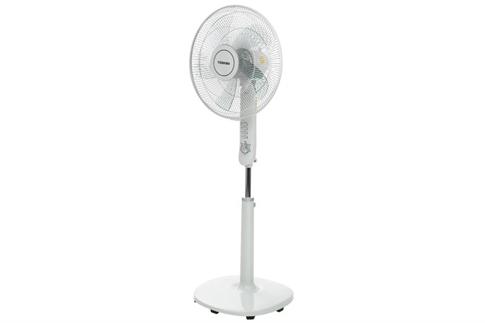 Quạt đứng Toshiba F-LSA10(H)VN 5 cánh 50W – Quạt cây điều khiển nút nhấn, 3 tốc độ gió
