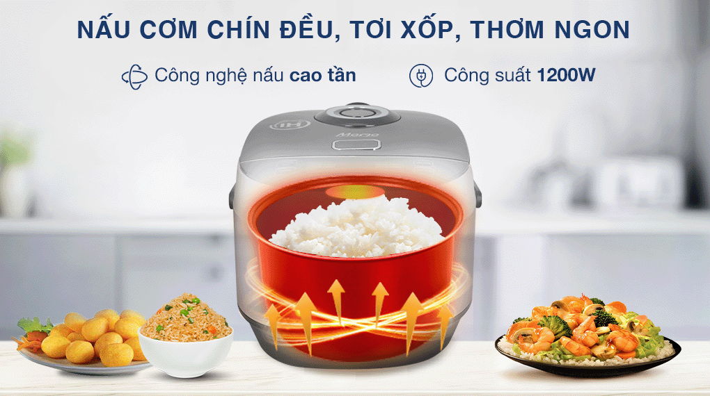 Nồi cơm cao tần Sunhouse Mama 1.8 lít SHD8959