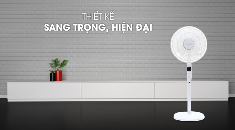 Quạt đứng Toshiba 9 cánh DC inverter F-LSD10(W)VN 30W