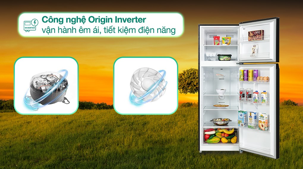 Tủ lạnh Toshiba Inverter 312 lít GR-RT416WE-PMV(58)