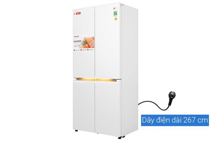 Tủ lạnh Toshiba Inverter 535 lít Japandi Multi Door GR-RF695WI-PGV(67)