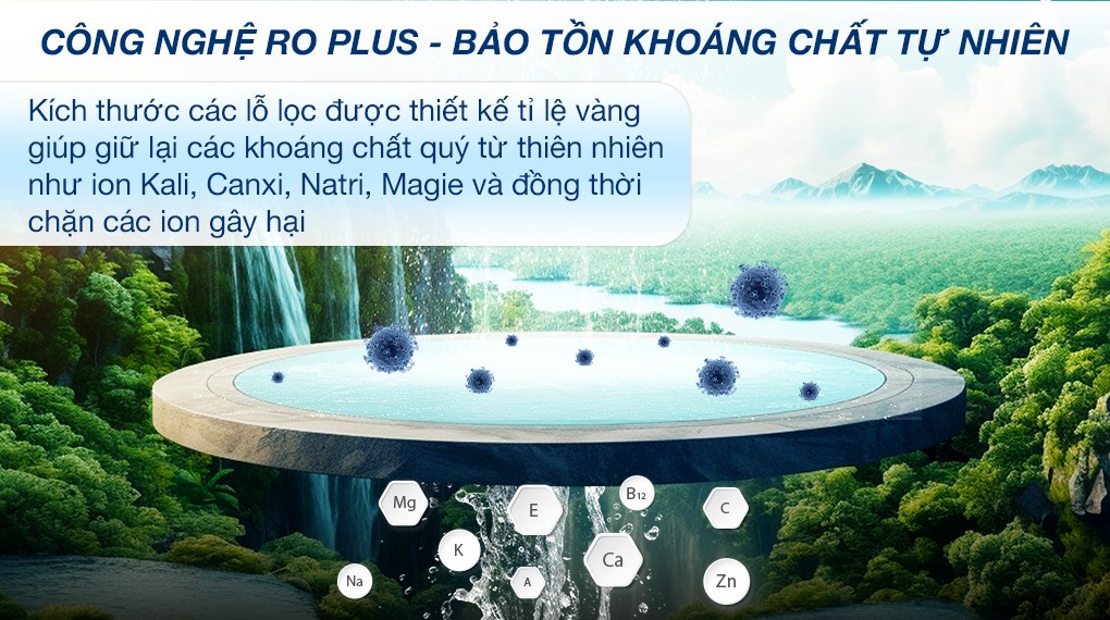 Máy lọc nước RO nóng nguội lạnh Toshiba TWP-W2398SVN(M) 10 lõi – Công nghệ RO Plus, đèn UV diệt khuẩn, tạo nước kiềm