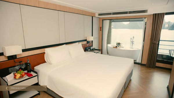 Cabin trên Du thuyền Luna Halong