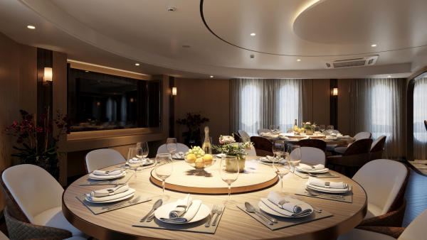 Nhà hàng du thuyền Luna Halong Cruise 01