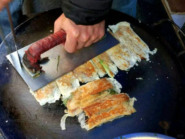 bánh xèo hành lá Hàng Châu