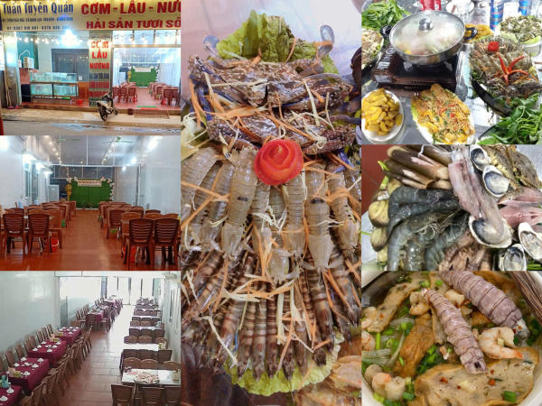 Quán hải sản ngon trên đảo Quan Lạn Quán hải sản ngon trên đảo Quan Lạn