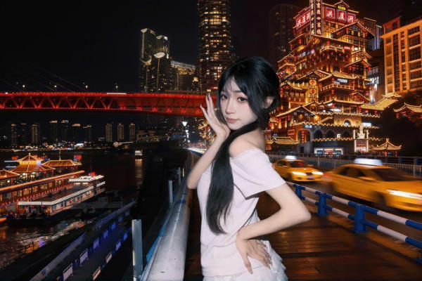 Chụp ảnh Hồng Nhai Động và cầu Thiên Tư Môn