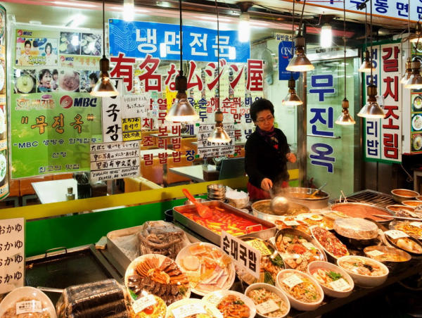 Phố mua sắm và ẩm thực Namdaemun, Seoul, Hàn Quốc 01 Phố mua sắm và ẩm thực Namdaemun, Seoul, Hàn Quốc 01