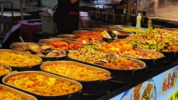 Ẩm thực chợ đêm Song Kiều