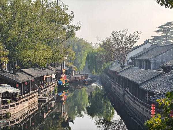 buổi sáng ở Châu Trang Cổ Trấn
