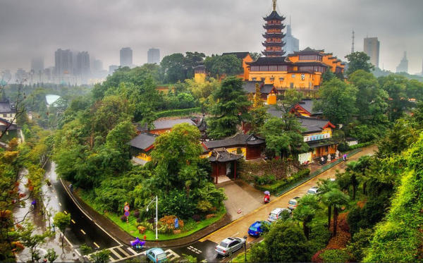 Chùa Kê Minh nghìn năm tuổi ở Nam Kinh