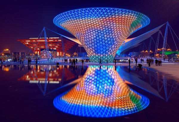 Vẻ đẹp lung linh về đêm của Thượng Hải 01 Vẻ đẹp lung linh về đêm của Thượng Hải 01