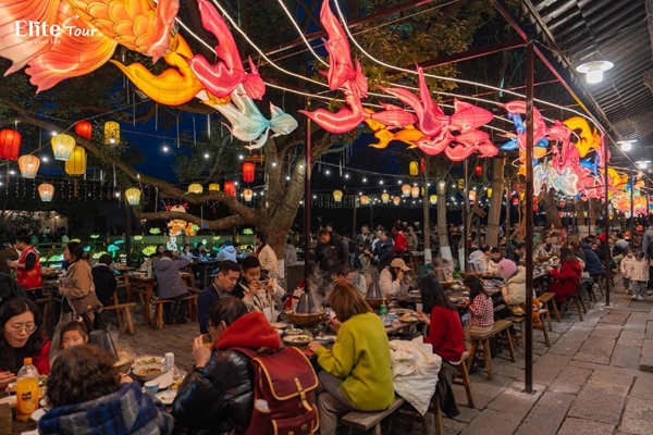 du lịch Ô Trấn về đêm