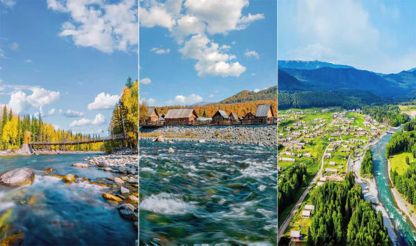 Làng Hemu, Tân Cương, Trung Quốc Làng Hemu, Tân Cương, Trung Quốc