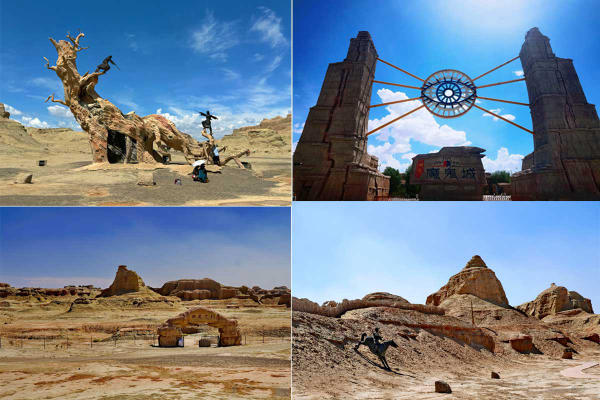 Khu thắng cảnh Thành Phố Quỷ Thế giới, Tân Cương, Trung Quốc