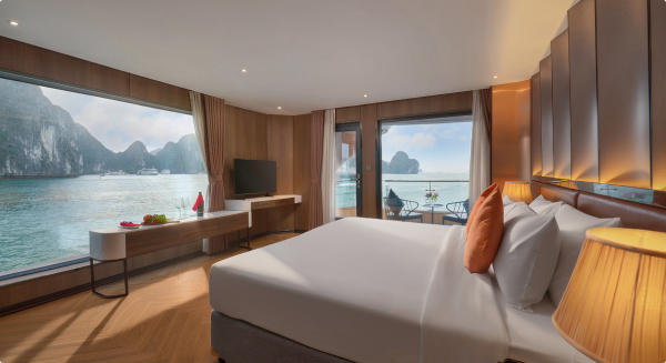 Du thuyền Luna Halong Cruise 2 ngày 1 đêm
