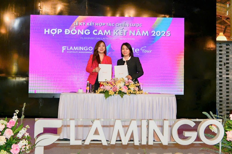 Elite Tour ký kết Flamingo Resort