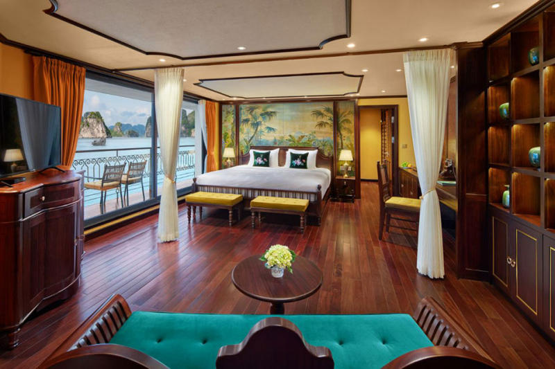 du thuyền 5 sao vịnh Hạ Long