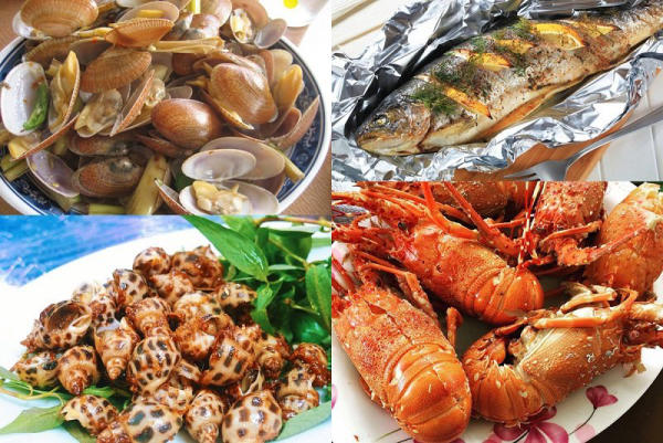Hải sản Mũi Né - Đặc sản Bình Thuận Hải sản Mũi Né - Đặc sản Bình Thuận