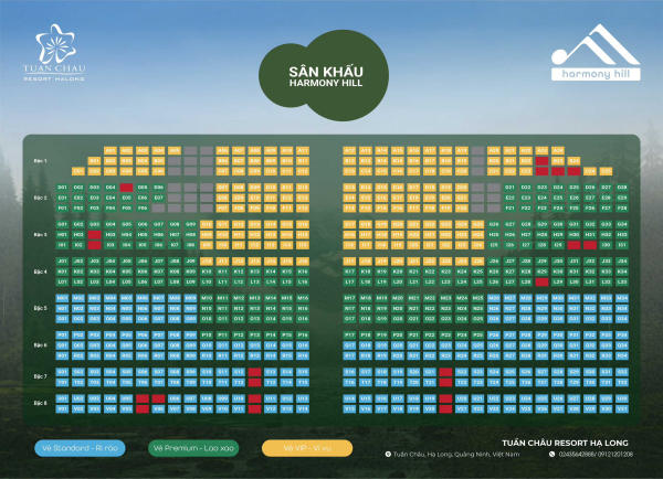 Sơ đồ show Harmony Hill Tuần Châu Hạ Long Sơ đồ show Harmony Hill Tuần Châu Hạ Long