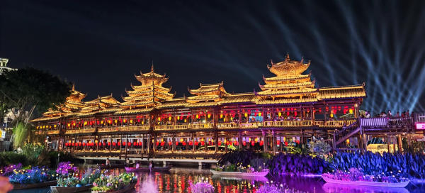 Trải nghiệm nghệ thuật về đêm ở Nam Ninh