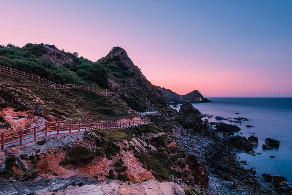 hoàng hôn trên biển Quy Nhơn