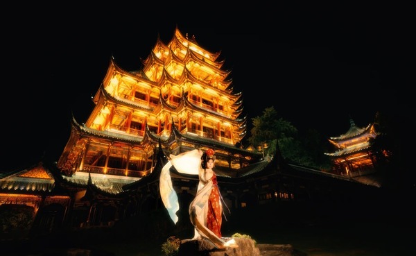 Chụp ảnh Hồng Ân Tự