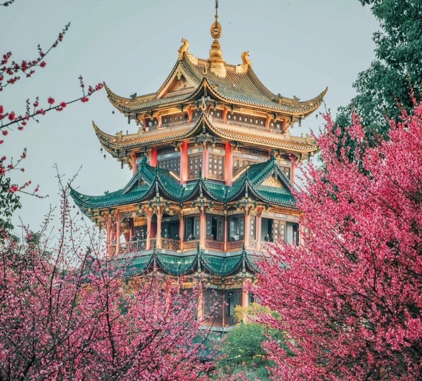 Cảnh đẹp Hồng Ân Tự Trùng Khánh