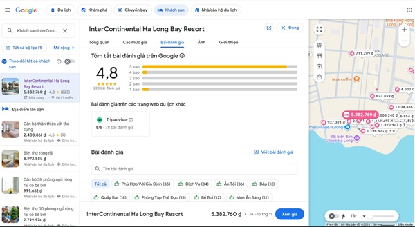 Review khách sạn InterContinental Halong Bay Resort từ khách hàng