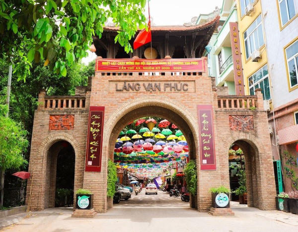 Làng lụa truyền thống Vạn Phúc 01 Làng lụa truyền thống Vạn Phúc 01