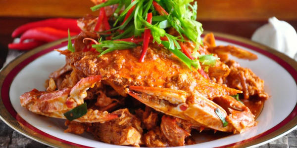 Cua sốt cay Singapore Cua sốt cay Singapore