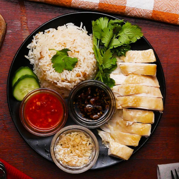 Cơm gà Hải Nam Singapore Cơm gà Hải Nam Singapore
