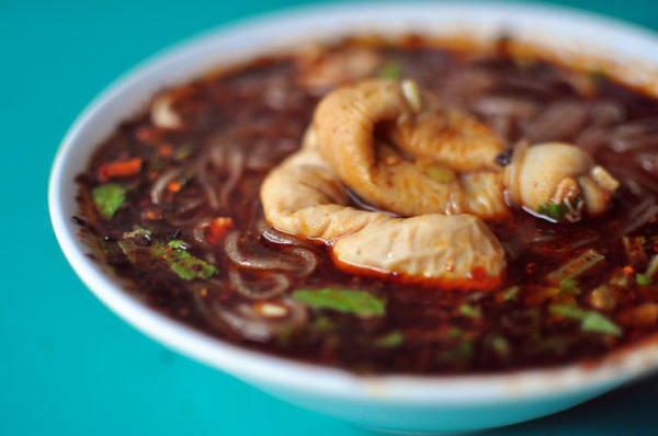 Bún chua lòng heo Bún chua lòng heo