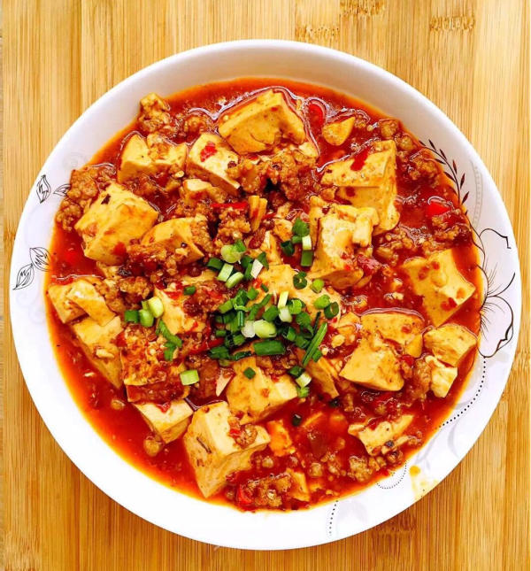 Đậu phụ sốt cay Tứ Xuyên