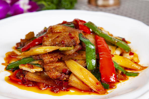 Thịt heo xào Tứ Xuyên Thịt heo xào Tứ Xuyên