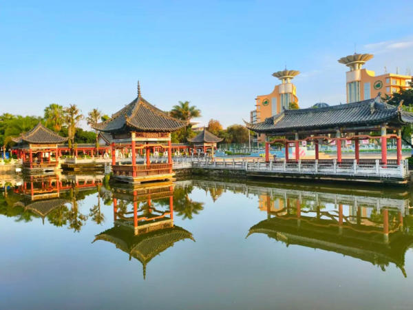 Không gian văn hoá của công viên Nam Hồ Mông Tự