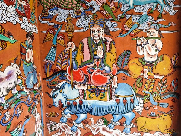 tranh tường Đông Ba